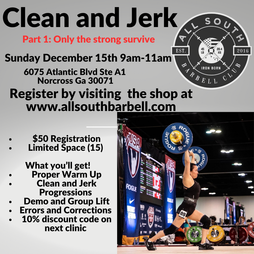 Clean and Jerk Clinic #1 - Sunday December 15th 2024 (9am)